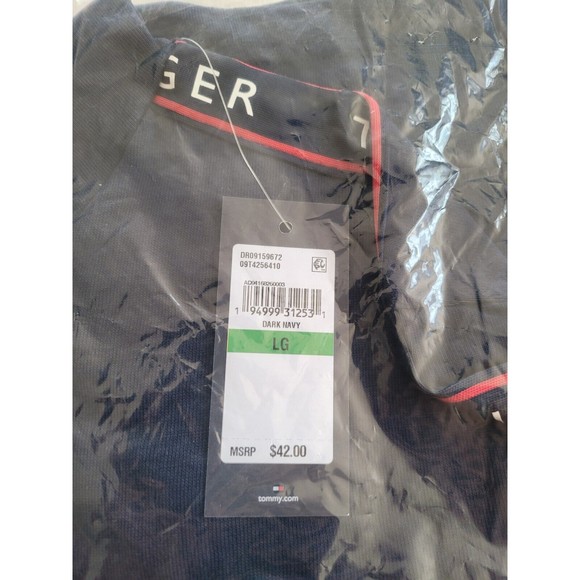 Tommy Hilfiger Men's French Terry Pullover Hoodie Medium Large Blue Lightweight - Picture 10 of 10